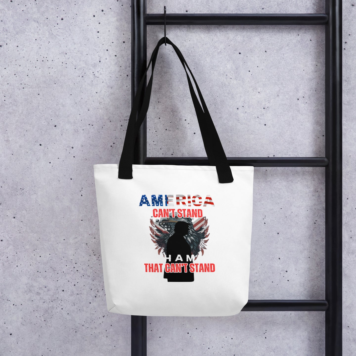 Tote Can't Stand Without Trump bag