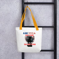 Tote Can't Stand Without Trump bag