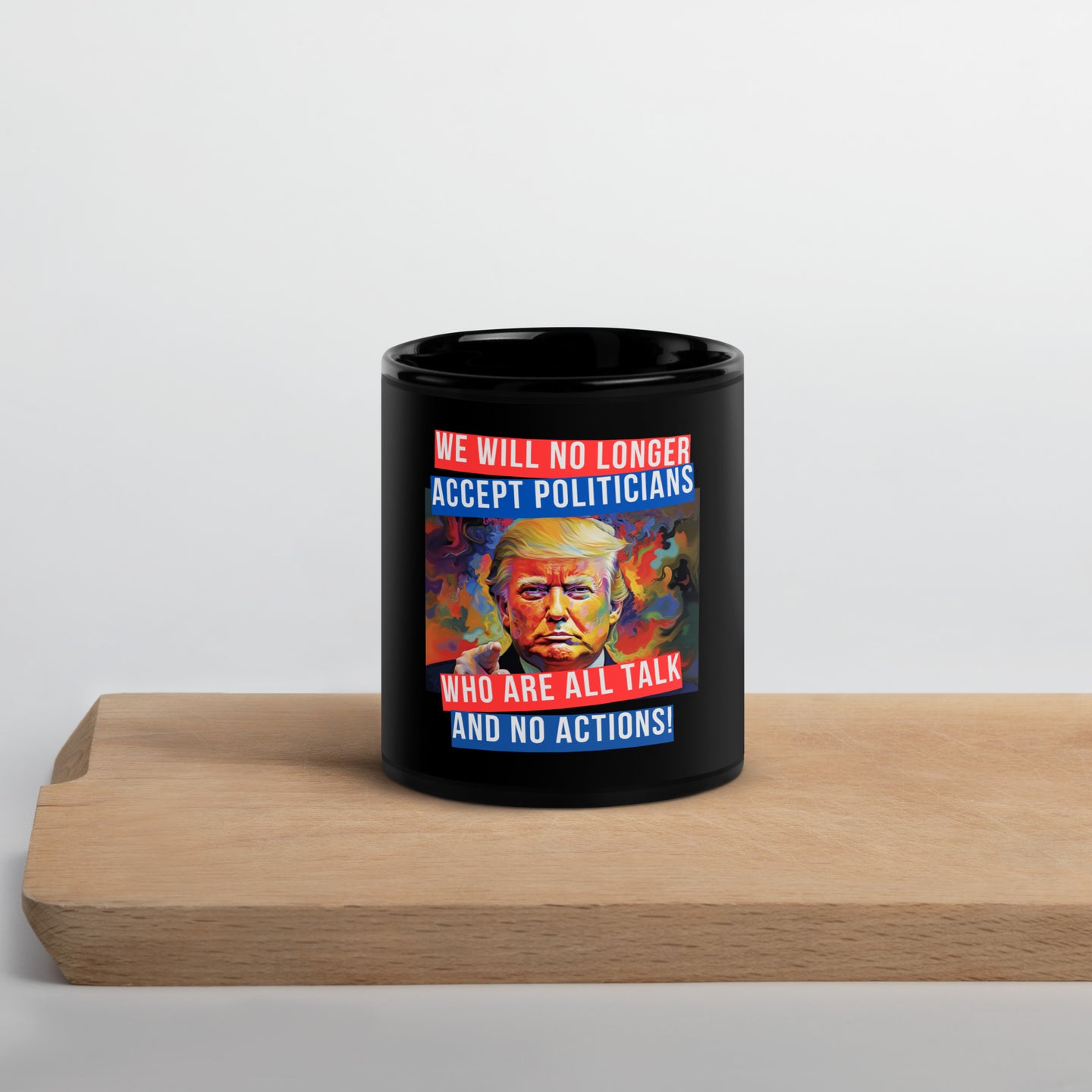 Black Talk And No Actions Mug