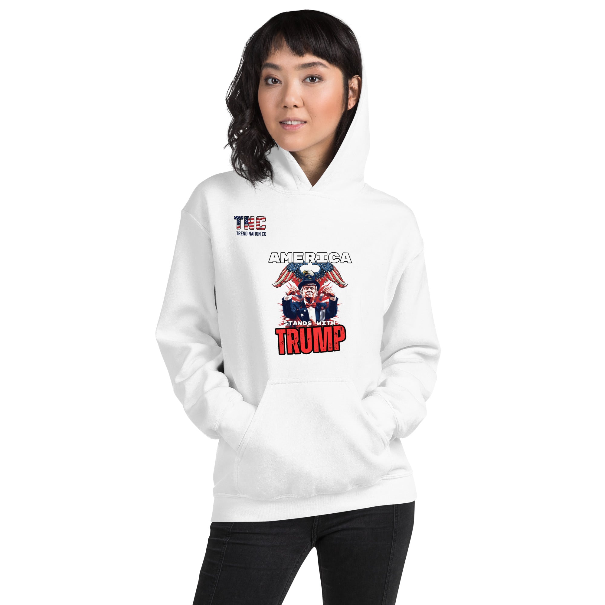 Unisex America Stands With Trump Hoodie