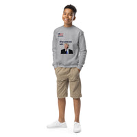 Youth He Wins We Win crewneck sweatshirt
