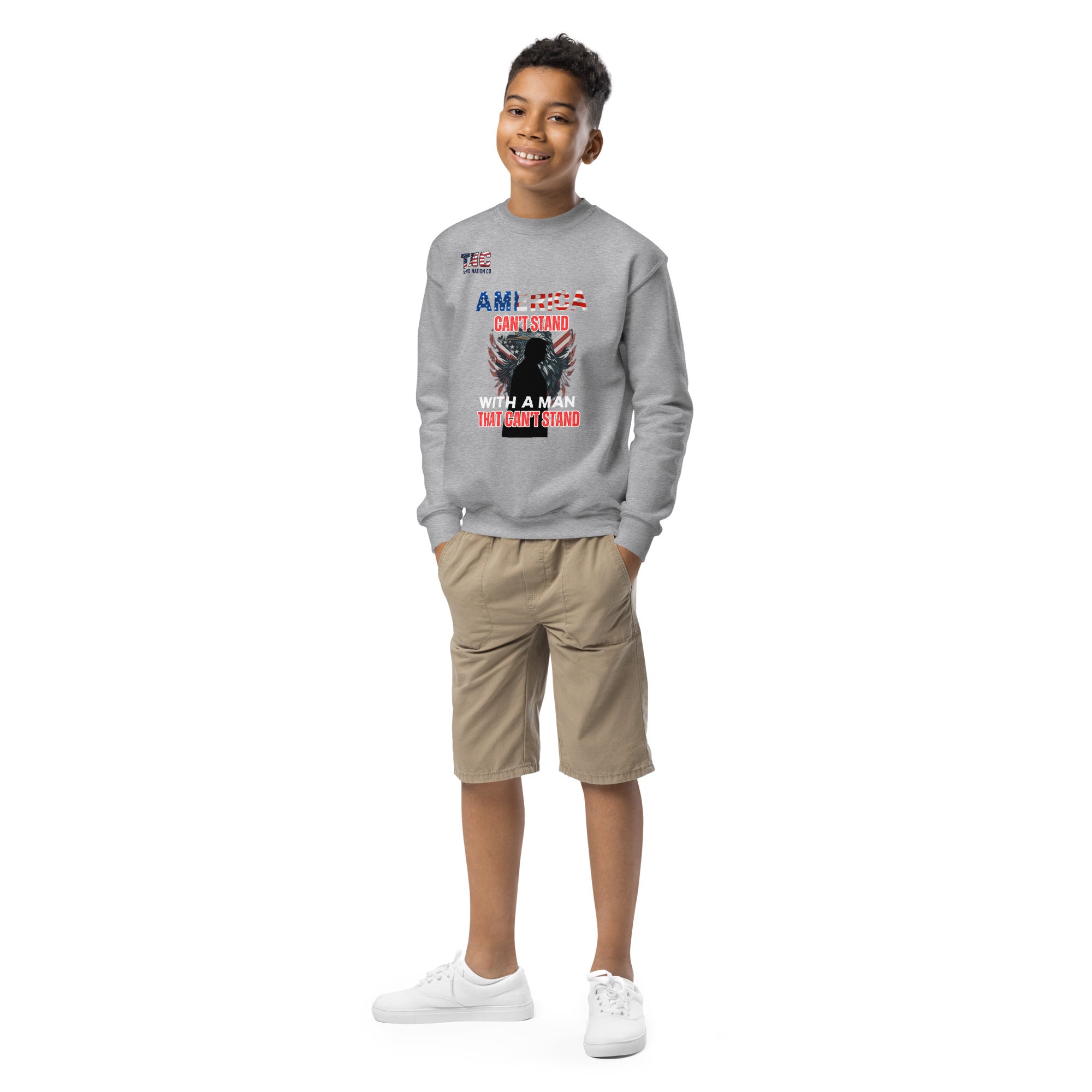 Youth Can't Stand Without Trump crewneck sweatshirt