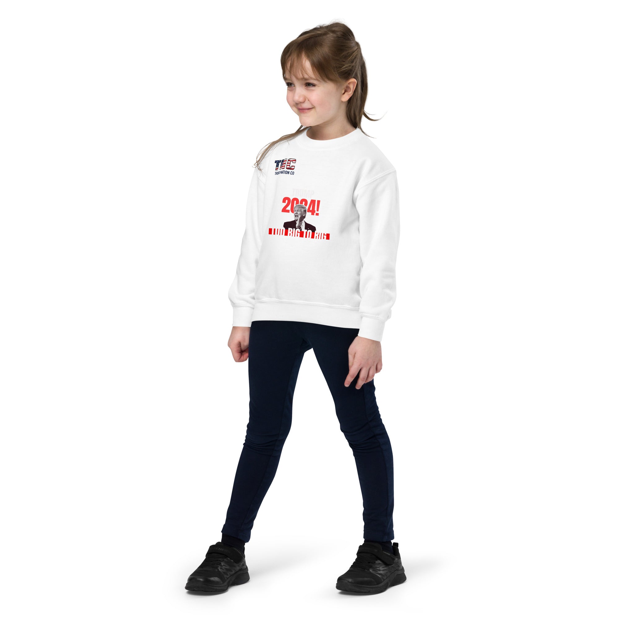 Youth Too Big To Rig crewneck sweatshirt